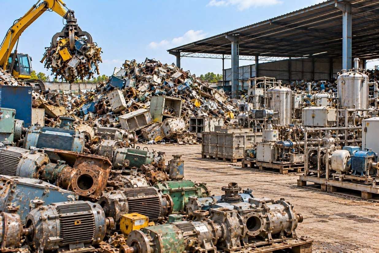 Equipment scrap buyer, dealer and purchaser in UAE