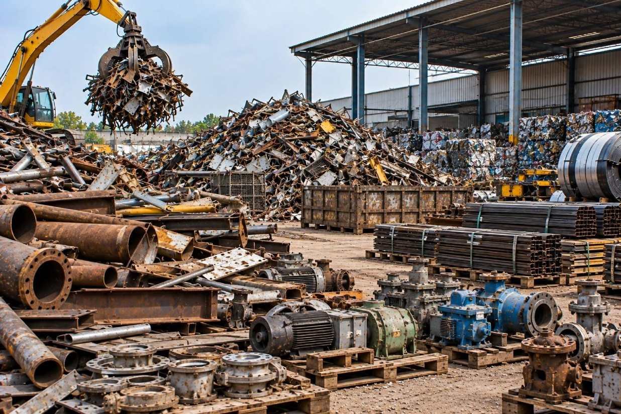 Industrial scrap buyer, dealer and purchaser in UAE
