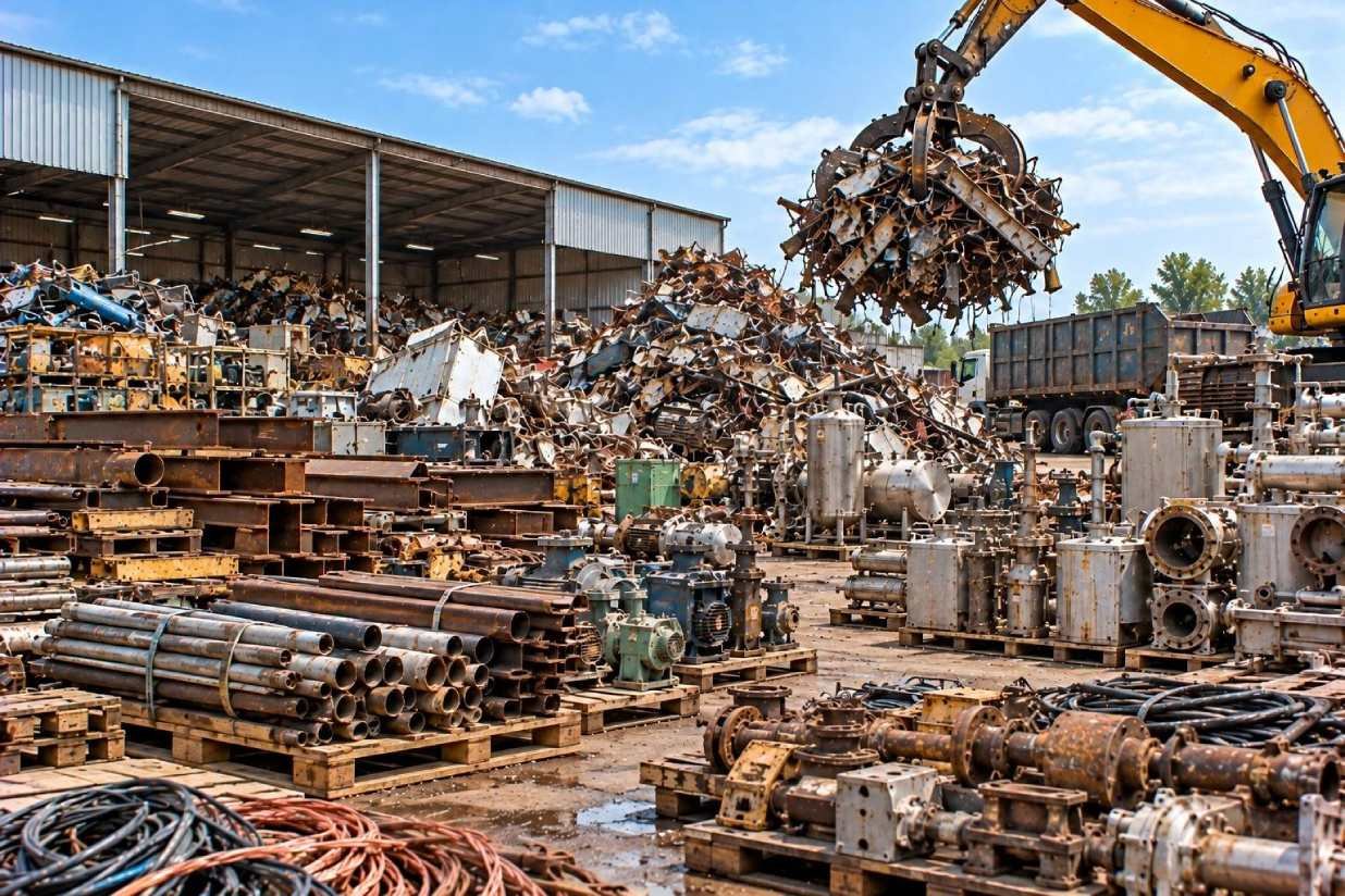 Salvage scrap buyer, dealer and purchaser in UAE