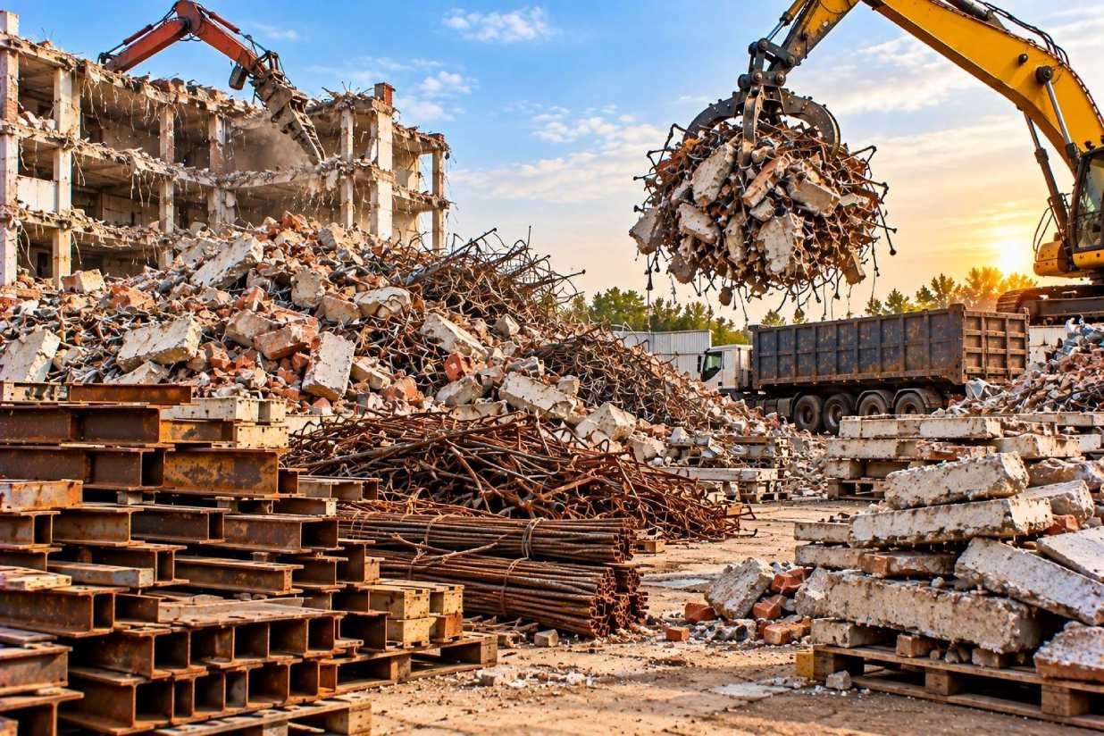 Building demolition scrap buyer, dealer and purchaser in UAE