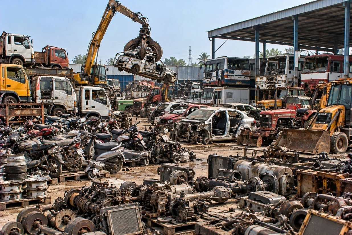 Vehicle scrap buyer, dealer and purchaser in UAE