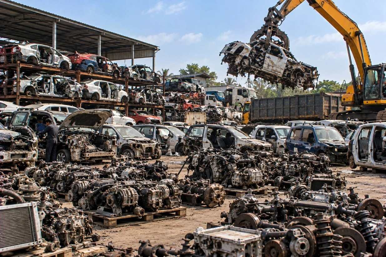 Automobile scrap buyer, dealer and purchaser in UAE