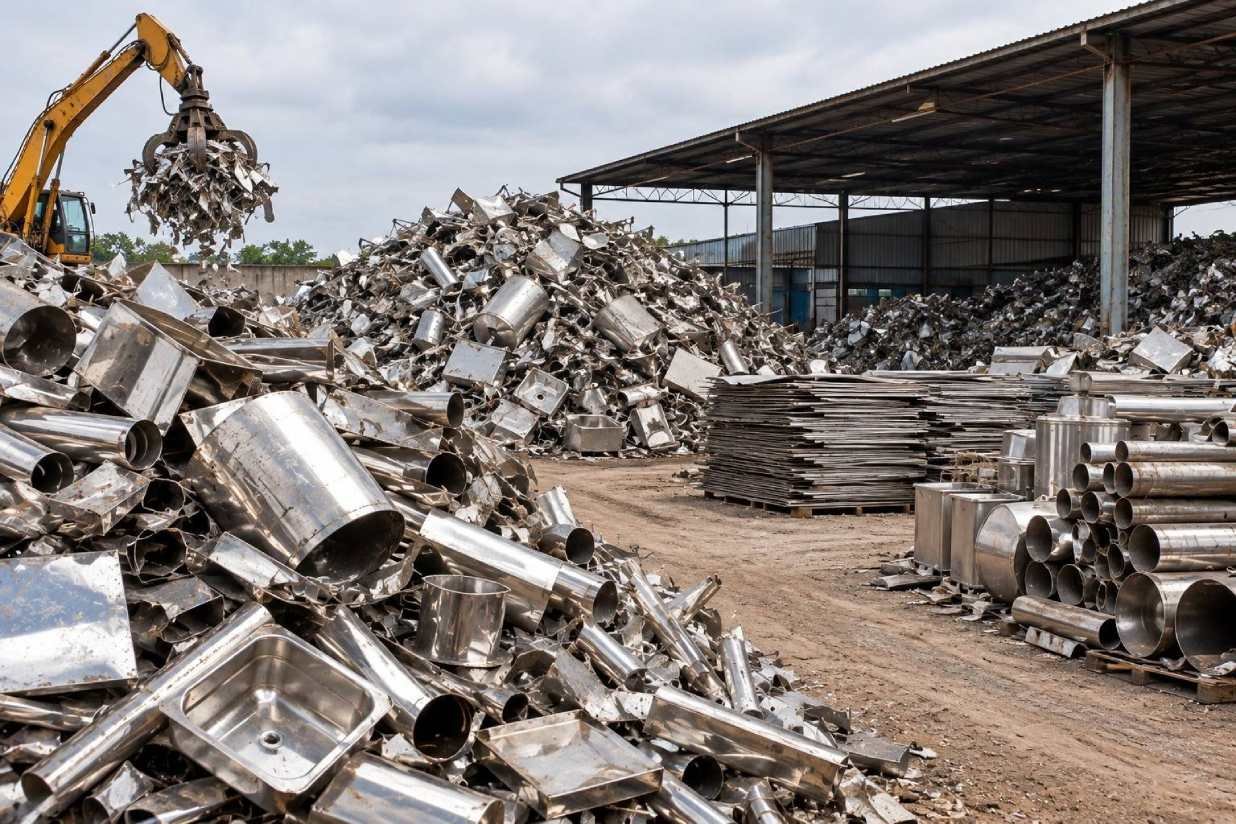 Stainless steel scrap buyer and stainless steel scrap dealer in UAE