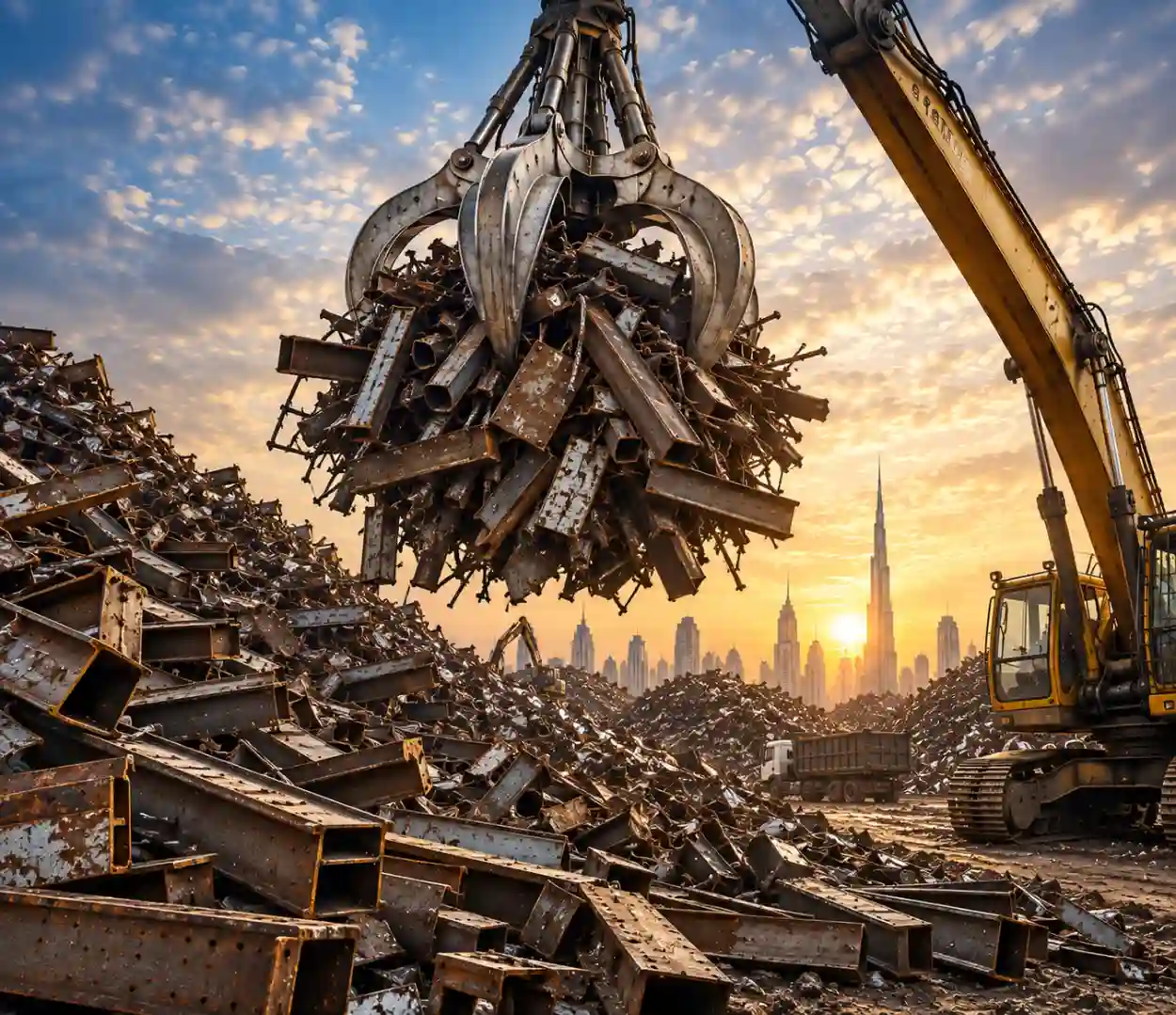 AJM Global Trading scrap yard and scrap metal buying operations in UAE