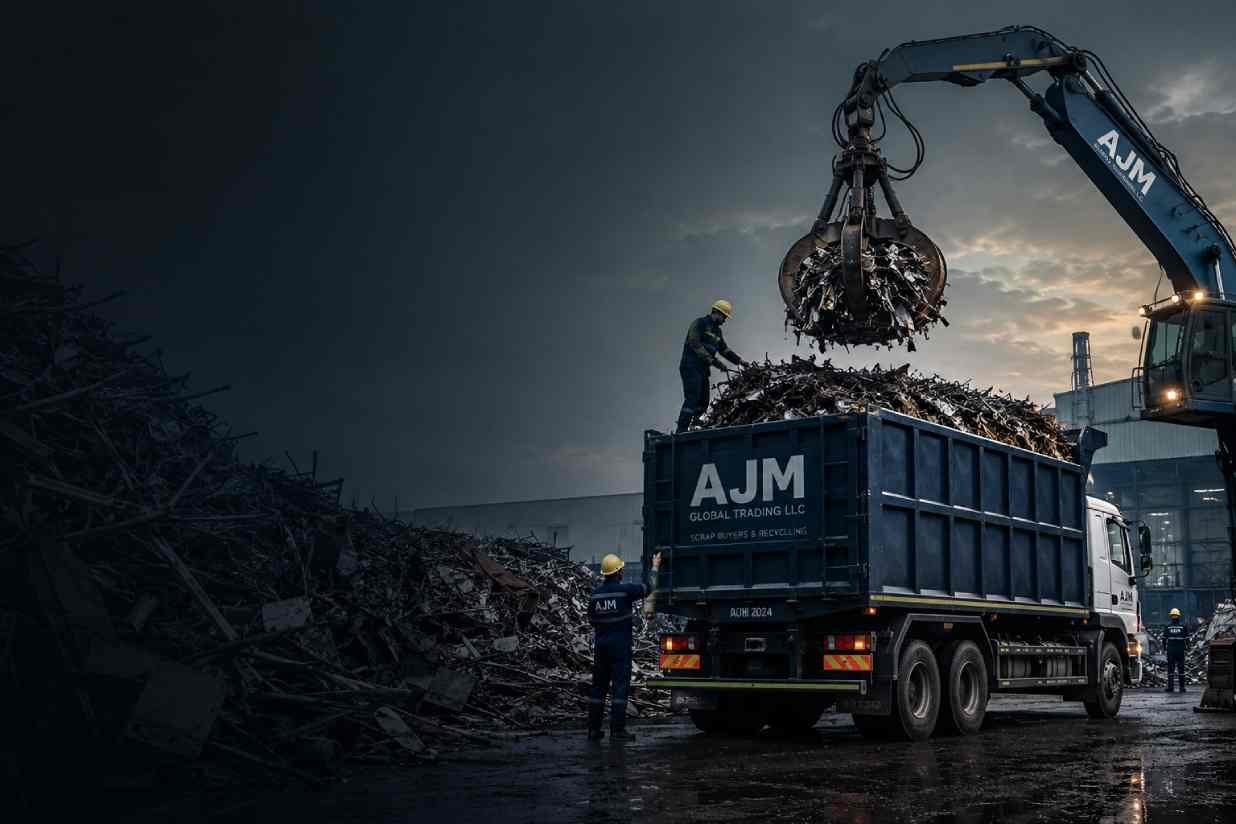 AJM Global scrap dealer and scrap buying network across the UAE