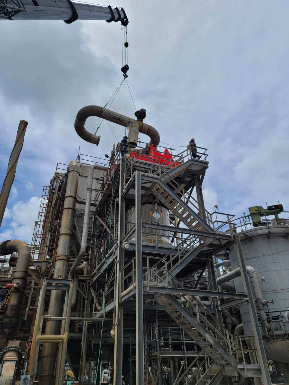 Industrial plant demolition and engineering scrap in UAE