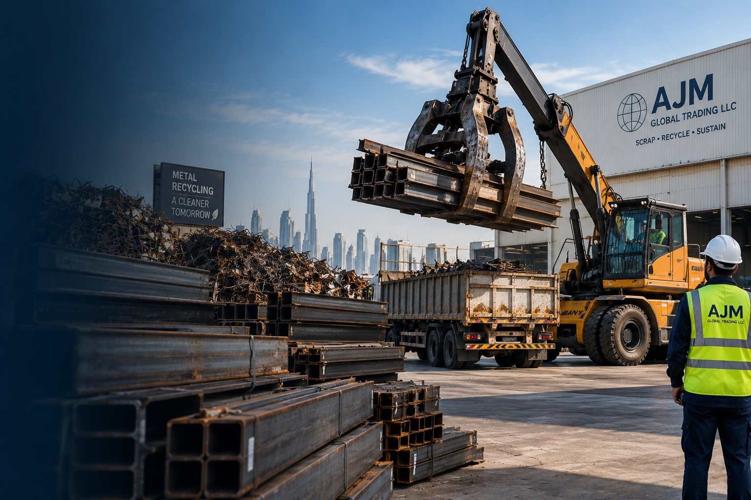 Steel scrap buyer, dealer and purchaser in UAE